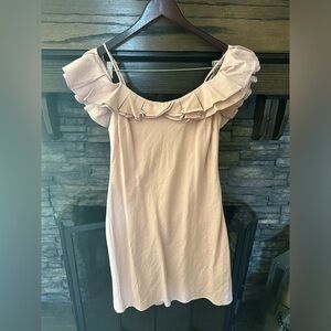 Astr Women’s M Sheath Dress  Pink Spaghetti Straps Knee Length Summer